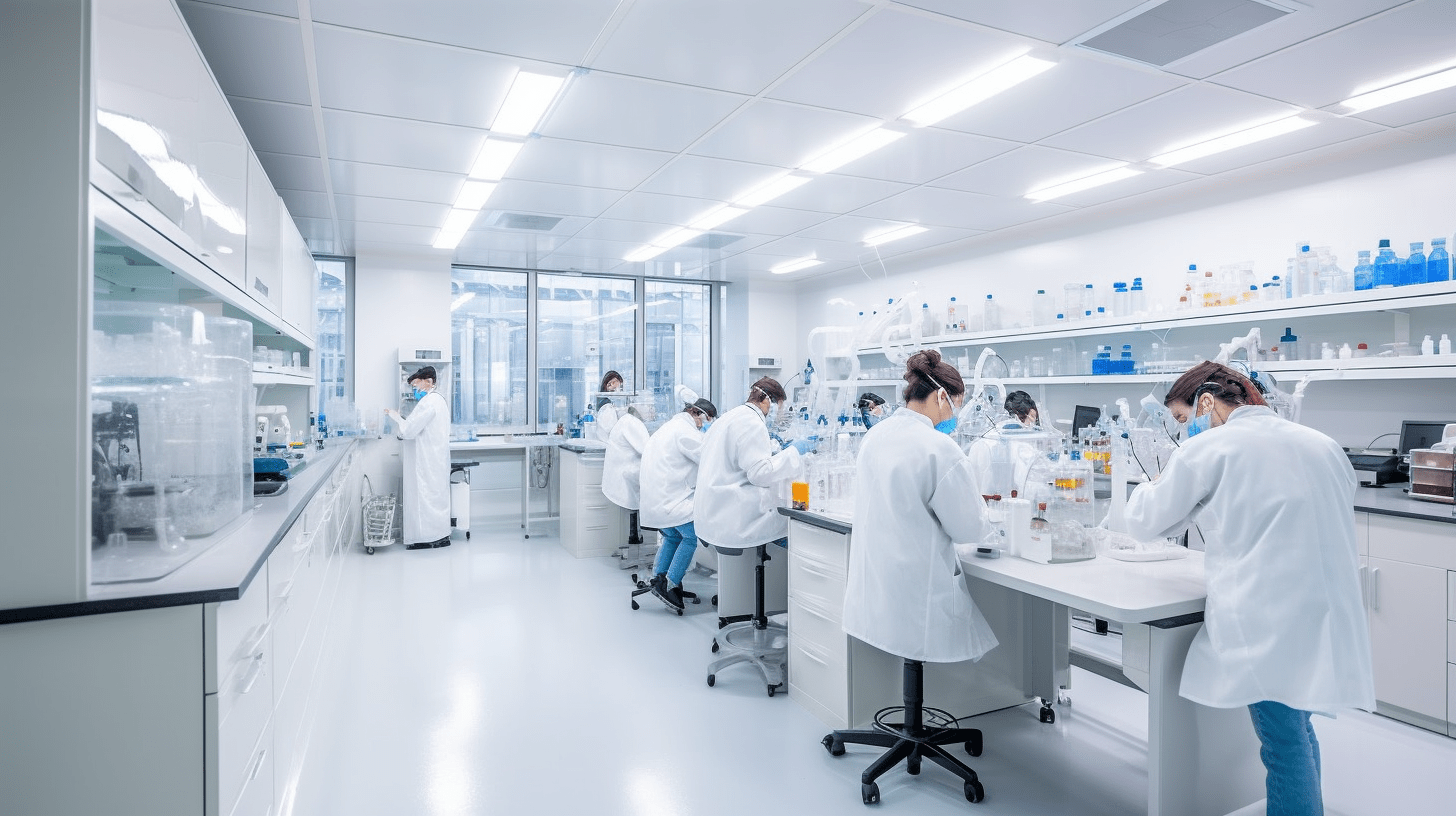 Javier Mgica A laboratory with scientists working. The laborato 23c2afc5 4139 48ec 9c4a 818d95c413e3